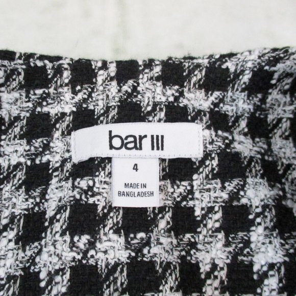 Bar III Suit Separates Houndstooth Jacket - Picture 8 of 9